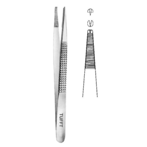 Bonney Dissecting Forceps in plain and toothed variations.