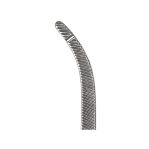 HEANYS  HYSTERECTOMY  FORCEPS SINGLE TOOTH CURVED